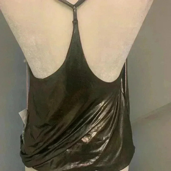 NWT gunmetal Young Fabulous Broke top - Picture 3 of 5